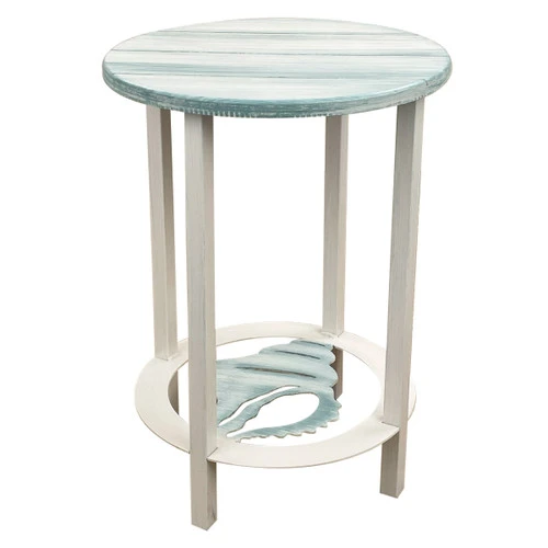 Weathered Conch Shell End Table - Image 2