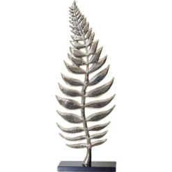Fern Leaf Desktop Decor - Silver