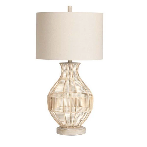 Rattan Radiance Table Lamp - Image 2