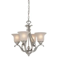 Cape 4 Light Chandelier - Brushed Nickel