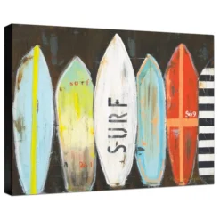 Surfboards Gallery Wrapped Canvas