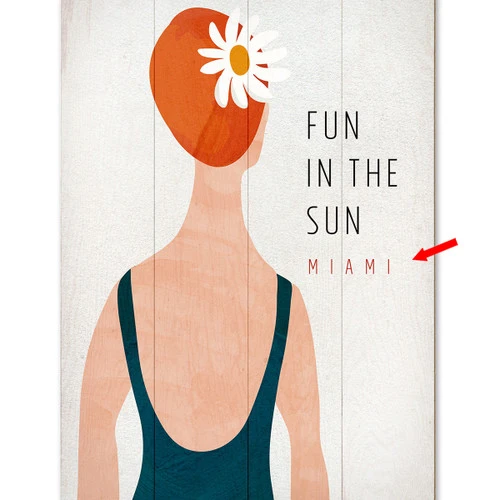 Sunny Swimmer Personalized Sign