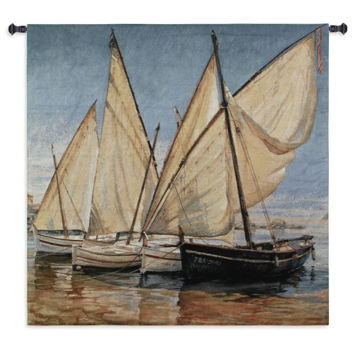 White Sails II Small Wall Tapestry