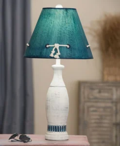 Bristol Harbor Pedestal Lamp With Knot Shade