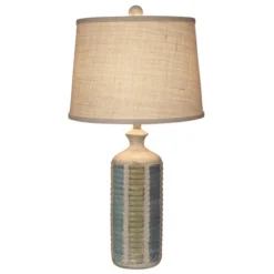 Round Multicolor Shutter Table Lamp