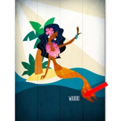 Orange Tail Island Beauty Personalized Sign