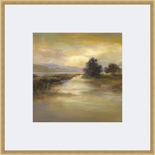Riverbank Framed Print