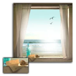 Message In A Bottle Personalized Block Mount Art - Small