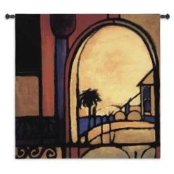 Exotic Retreat II Wall Tapestry