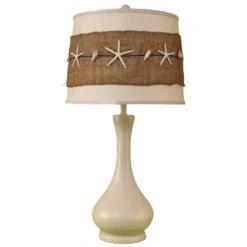 Starfish & Shells Genie Bottle Pot Table Lamp