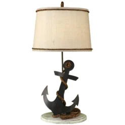 Anchor Table Lamp With Rope Accent