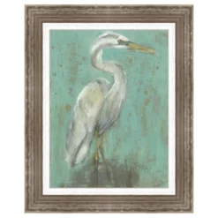 Seaspray Heron I Framed Print