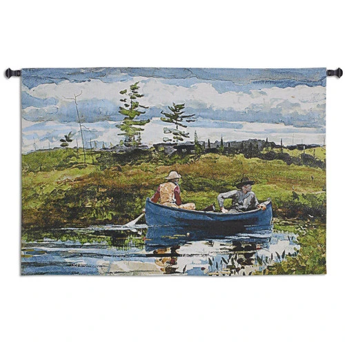 The Blue Boat Wall Tapestry