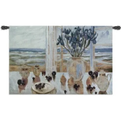 Late Afternoon Irises Wall Tapestry