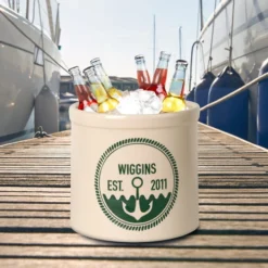 Anchor Personalized Established Crock - Green