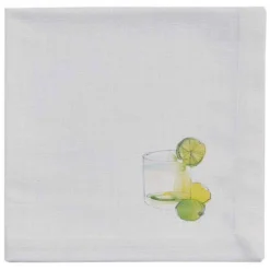 Highball Cocktail Drink Napkins - Set Of 4