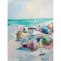 Sunday Crowd II Canvas Wall Art