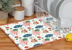 Vibrant Seas Drying Mat