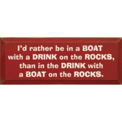 Rather Be Boat Wall Art