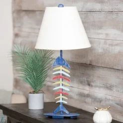 Colorful Fishbone Table Lamp