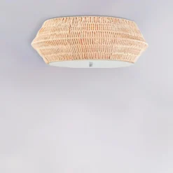 Bamboo Tropics Flush Mount Ceiling Light
