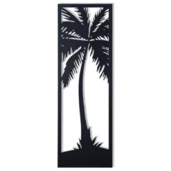 Black Palm 1 Iron Wall Art