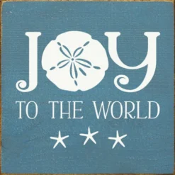 Sand Dollar Joy Wood Sign